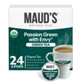 thumbnail image 1 of Maud's Organic Passion Green Tea Pods, 24 ct, Recyclable Single Serve Tea Pods – 100% Gourmet Blended Tea Leaves, Compatible with Keurig K Cups Maker, 1 of 7
