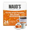 thumbnail image 1 of Maud's Pumpkin Spice Flavored Coffee Pods, 24 ct, Medium Roast Flavored Coffee in Recyclable Single Serve Pods – 100% Arabica Beans, Compatible with Keurig K Cups Maker, 1 of 7
