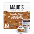 thumbnail image 1 of Maud's Sweet Hazelnut Flavored Coffee Pods, 18 ct, Medium Roast Flavored Coffee in Single Serve Pods – 100% Arabica Coffee, Compatible with Keurig K Cups Maker, 1 of 5