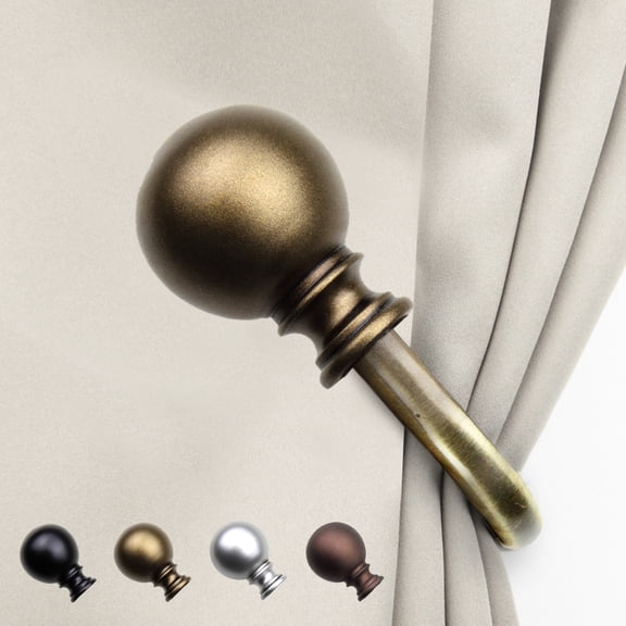 Maude Curtain Rod Holdback - Antique Light Gold,(5710-034)