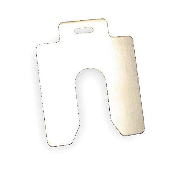 Maudlin Products Slotted Shim,B-3x3 Inx0.003In,Pk20 MSB003-20 - 1 Each CA1