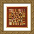 thumbnail image 1 of Maugeri, Valerie 20x20 Gold Ornate Wood Framed with Double Matting Museum Art Print Titled - Tapisserie IV, 1 of 4