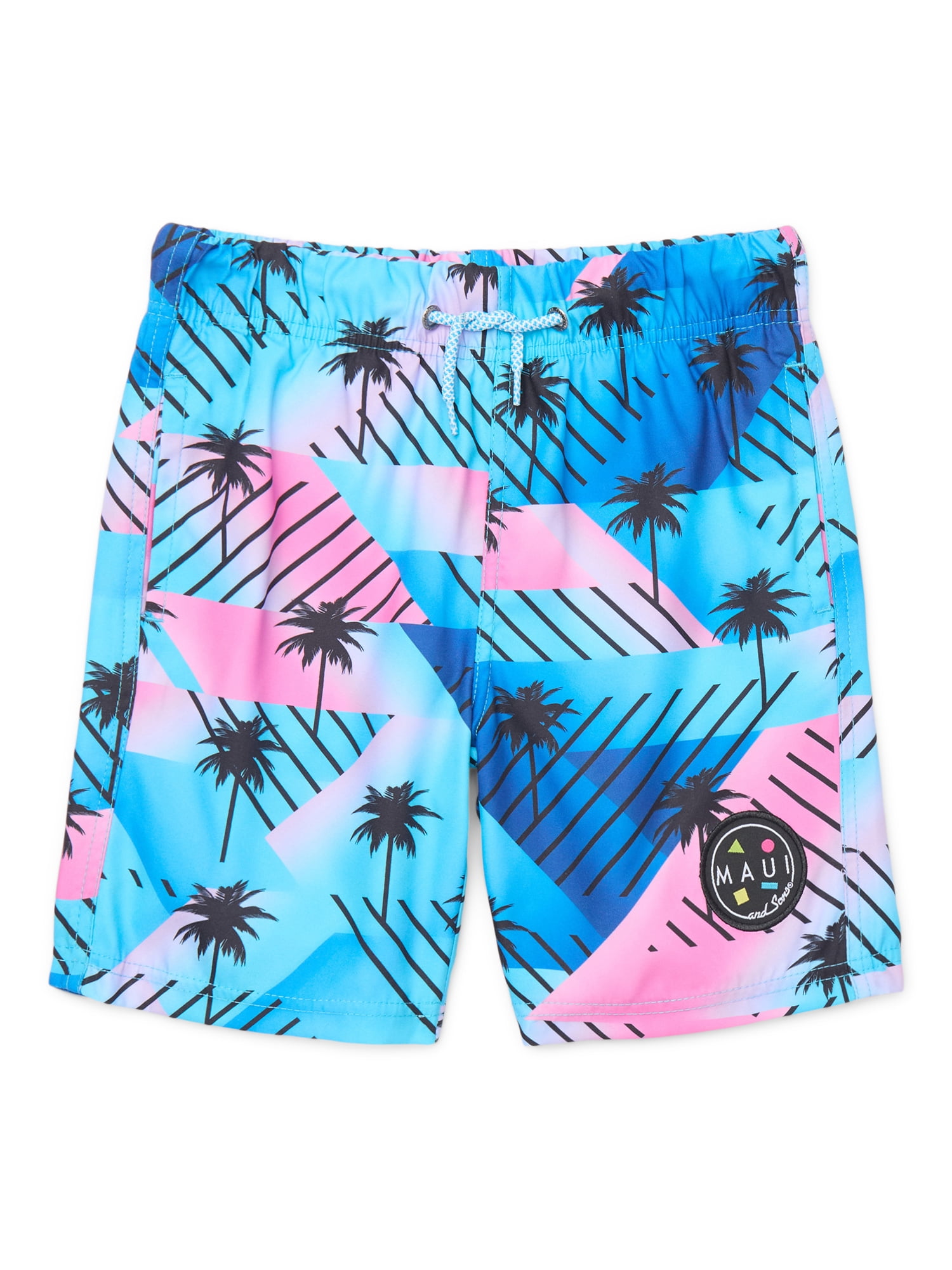 Maui and Sons Boys Chiller Swim Trunks, Sizes 4-16