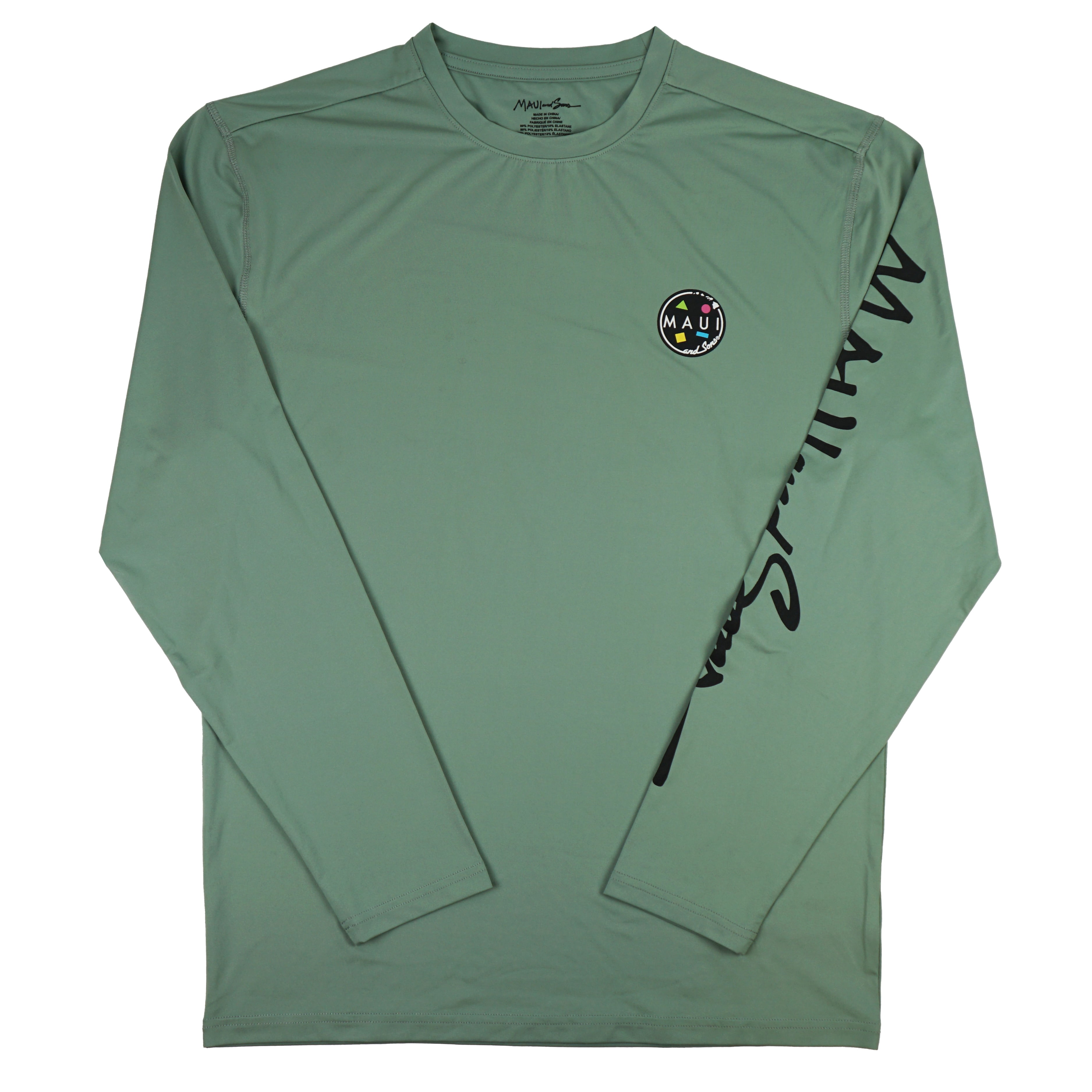 Maui and Sons Hawaiian Cookie Long Sleeve Sun Shirt