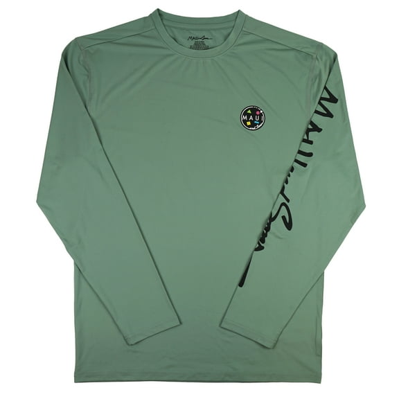 Maui and Sons Hawaiian Cookie Long Sleeve Sun Shirt