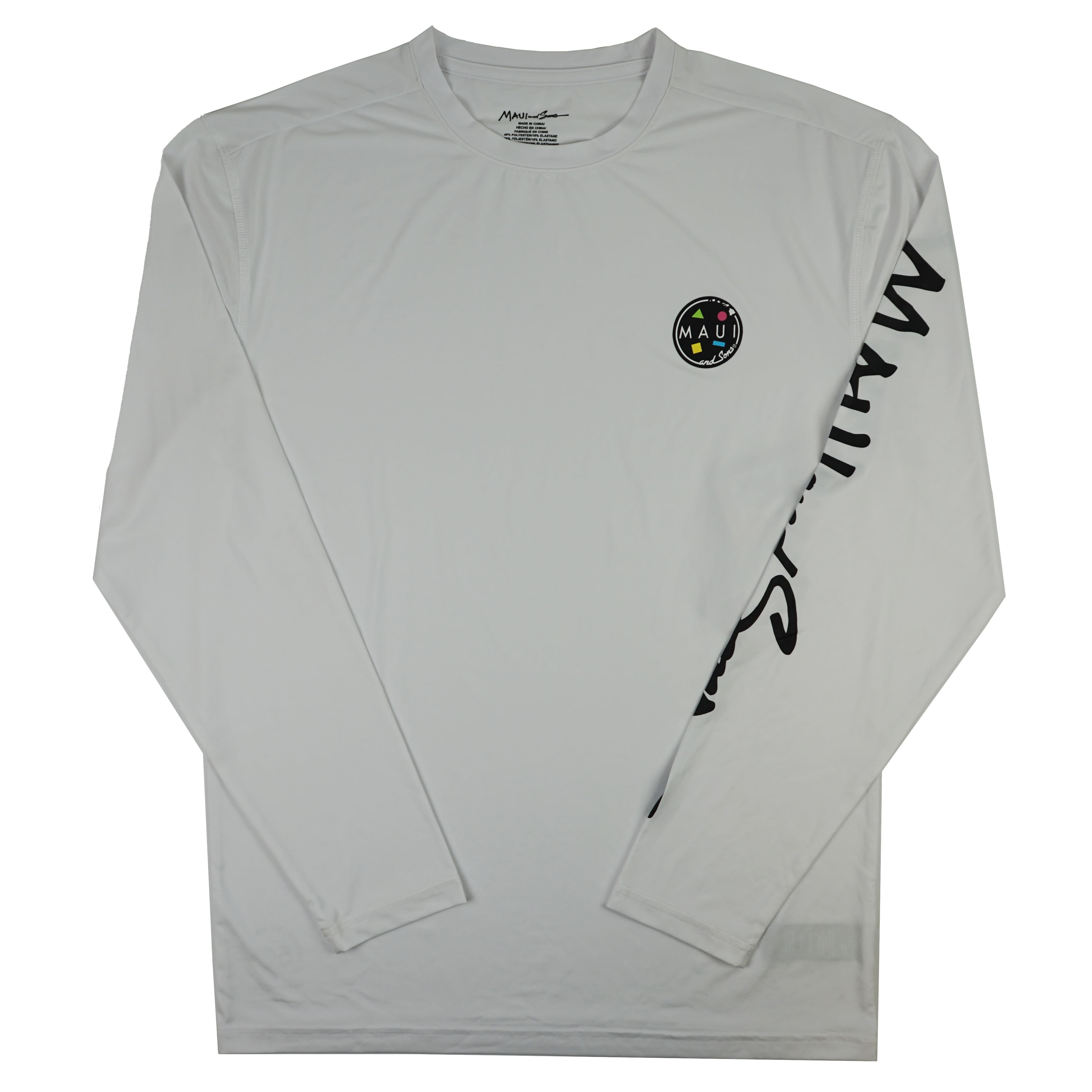 Maui and Sons Hawaiian Cookie Long Sleeve Sun Shirt
