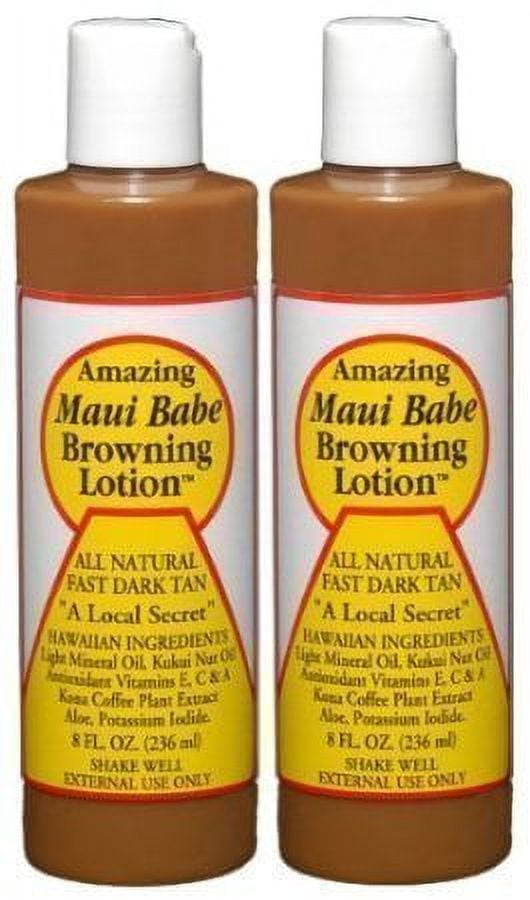Maui Babe Bronzing Lotion 8 oz (Pack of 2)