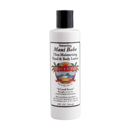 Maui Babe Moisturizing Hand and Body Lotion, 8 Fluid Ounce MS