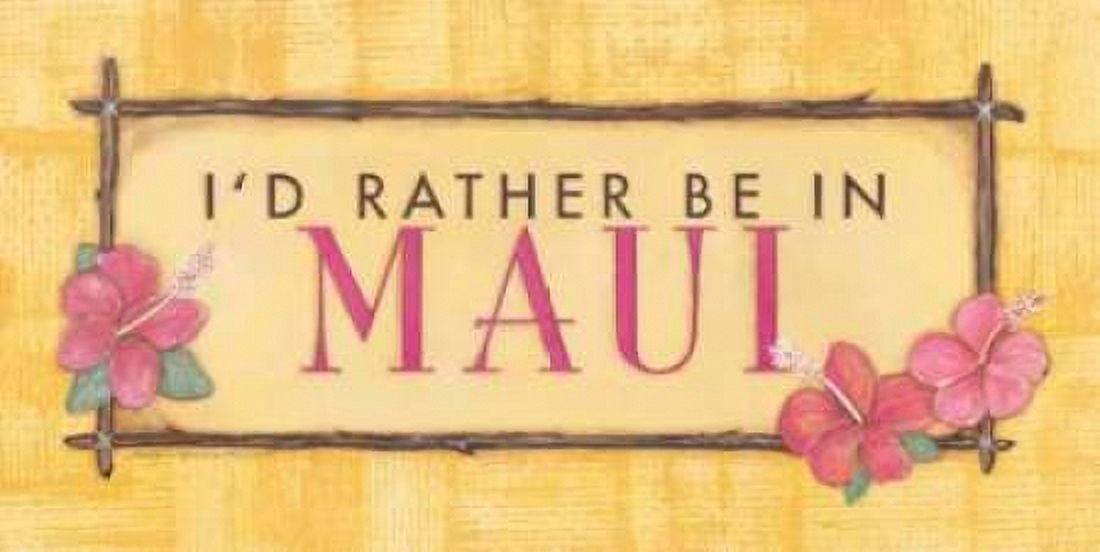 Maui Canvas Art - Stephanie Marrott (10 x 20)