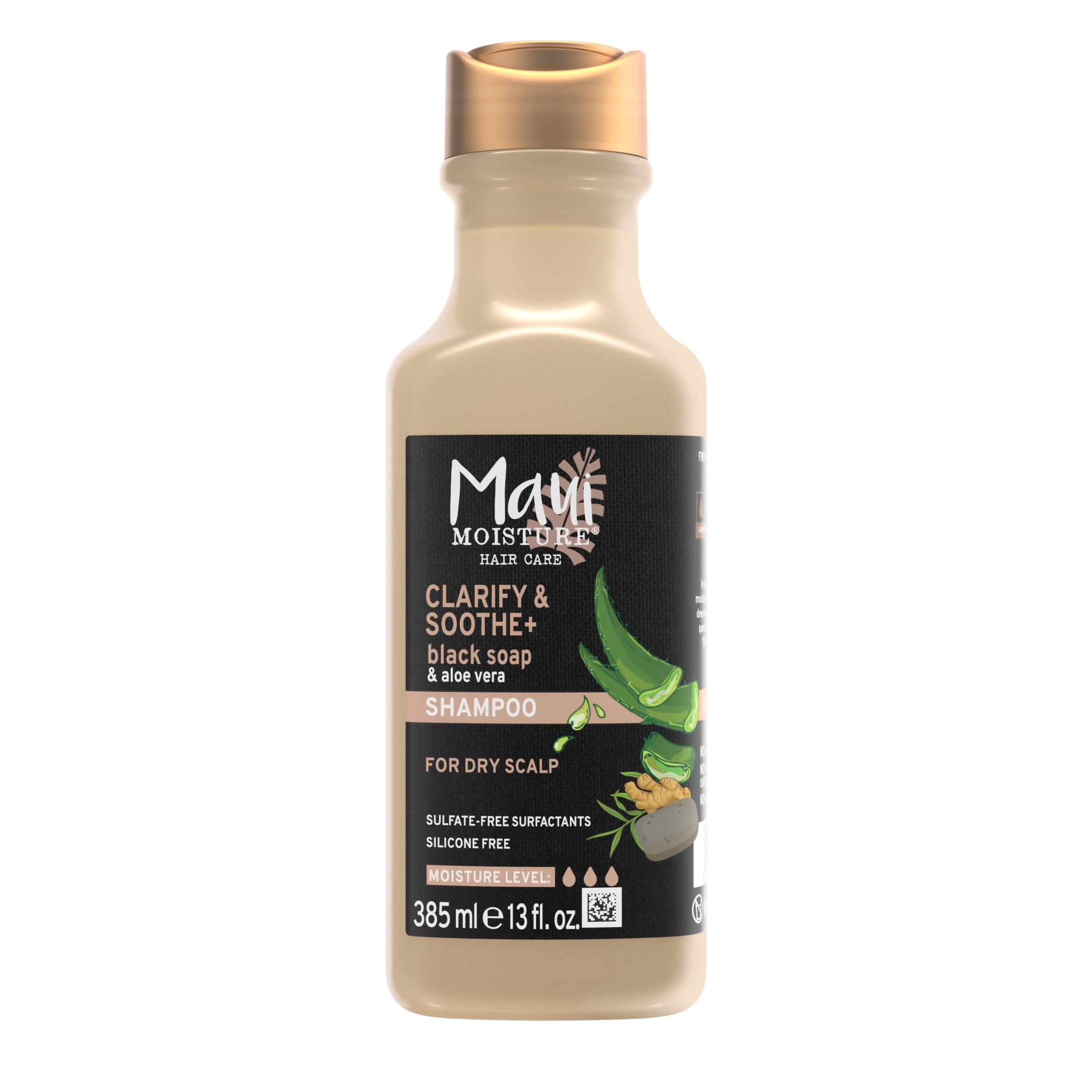 Maui Clarify & Soothe Plus Black Soap Shampoo for Curly Hair