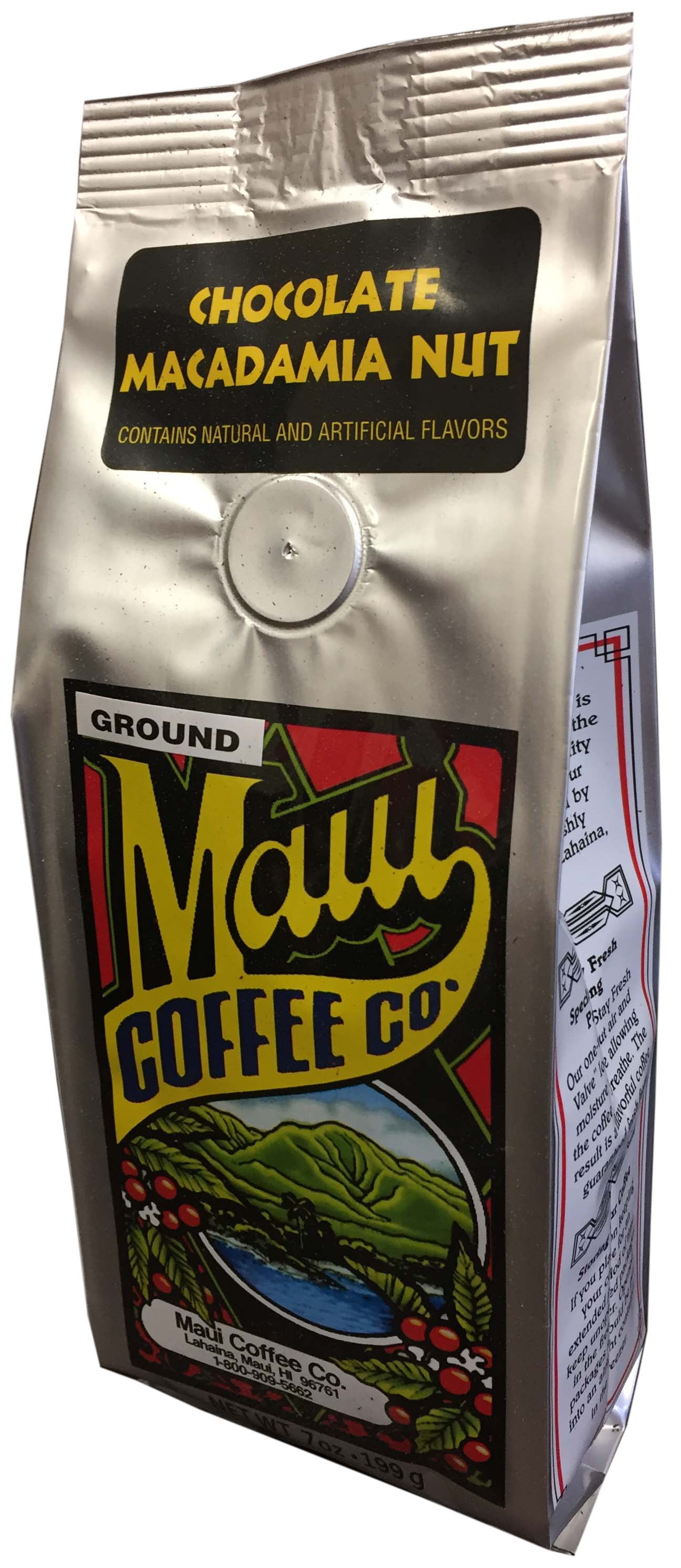 Maui Coffee Company, Maui Blend Chocolate Macadamia Nut coffee, 7 oz. - Ground