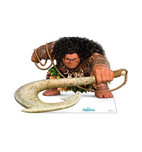 Maui Disney Moana 45'' Cardboard Stand-Up with Hook