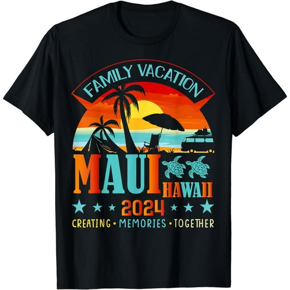 Maui Hawaii 2024 Family Vacation Matching T-Shirt