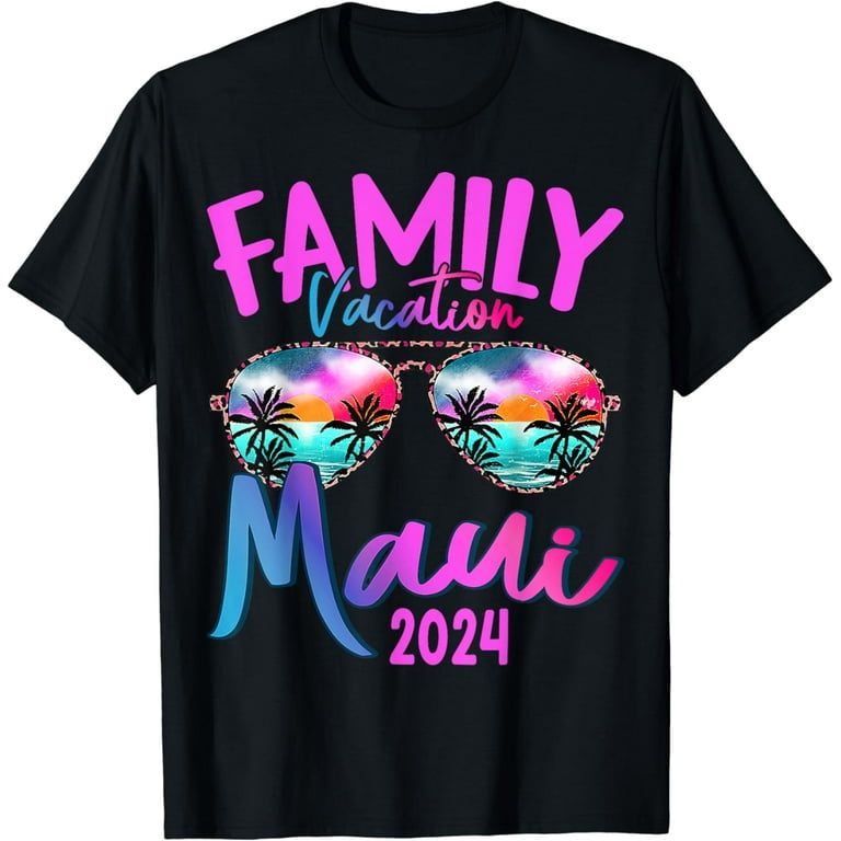 Maui Hawaii 2024 Hawaiian Vacation Matching Family Group T Shirt