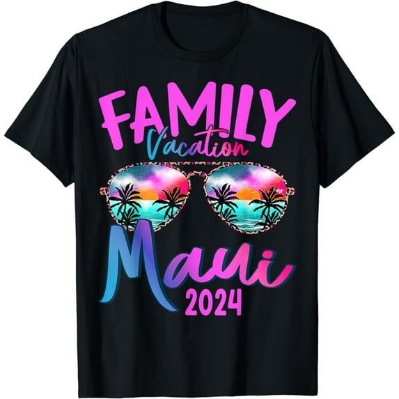 Maui Hawaii 2024 Hawaiian Vacation Matching Family Group T-Shirt