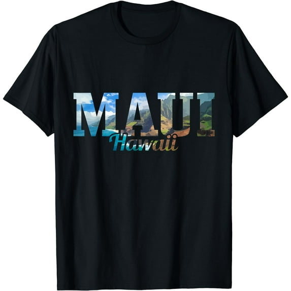 Maui Hawaii Hawaiian Islands Surf Surfing Surfer Gift T-Shirt Black 2X-Large