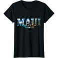 thumbnail image 1 of Maui Hawaii Hawaiian Islands Surf Surfing Surfer Gift T-Shirt, 1 of 4