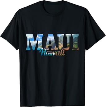 Maui Hawaii Hawaiian Islands Surf Surfing Surfer Gift T-Shirt