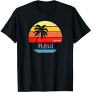 Maui Hawaii T-Shirt Black Large