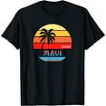 thumbnail image 1 of Maui Hawaii T-Shirt Black Small, 1 of 3