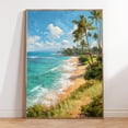 thumbnail image 1 of Maui Hawaii Tropical Beach Island Print, Unframed Paper Print Size 12x18, 1 of 4