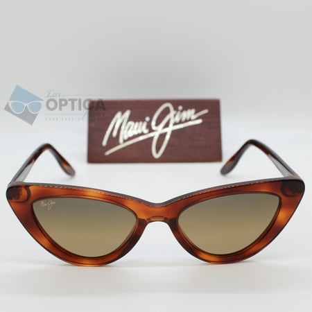 Maui Jim Lychee Women Cat-Eye Polarized Sunglasses Tortoise / HCL Bronze HS891-10