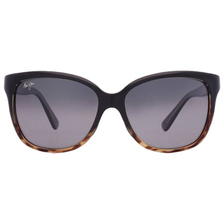 Maui Jim Women's Starfish Polarized Fashion Sunglasses, Black with Tortoise/Neutral Grey, Medium