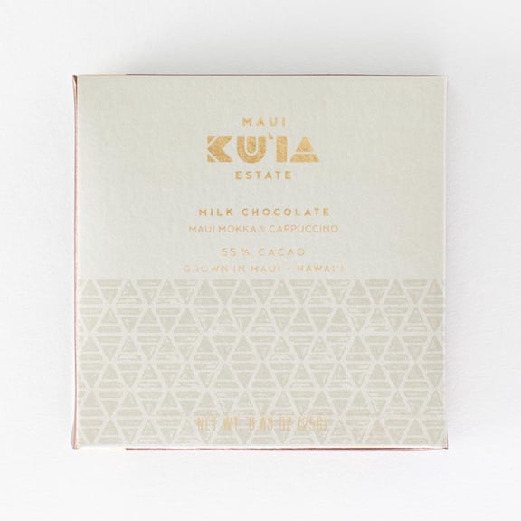 Maui Ku'ia Estate Maui Mokka Cappuccino Chocolate Bar