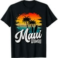 thumbnail image 1 of Maui Lover, Hawaii Tourist, Hawaiian, Maui Vacation, Maui T-Shirt Black Medium, 1 of 4