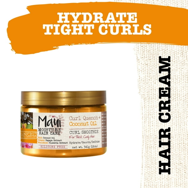 Maui Moisture Curl Quench + Coconut Oil Hydrating Curl Smoothie