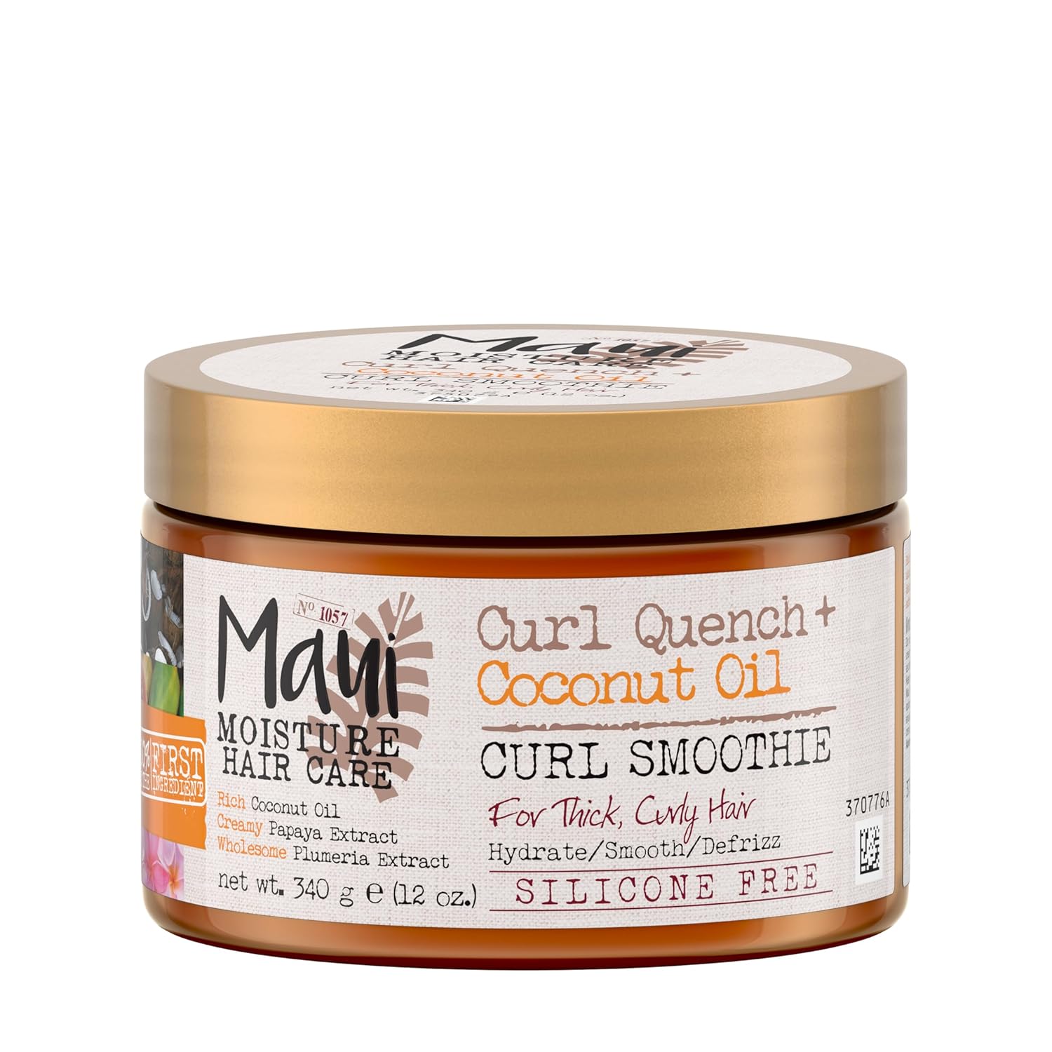 Maui Moisture Curl Quench + Coconut Oil Hydrating Curl Smoothie, Creamy