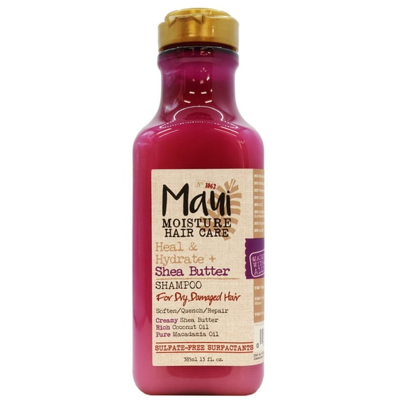 Maui Moisture Hair Care Shea Butter Shampoo 13 Oz., Pack of 2