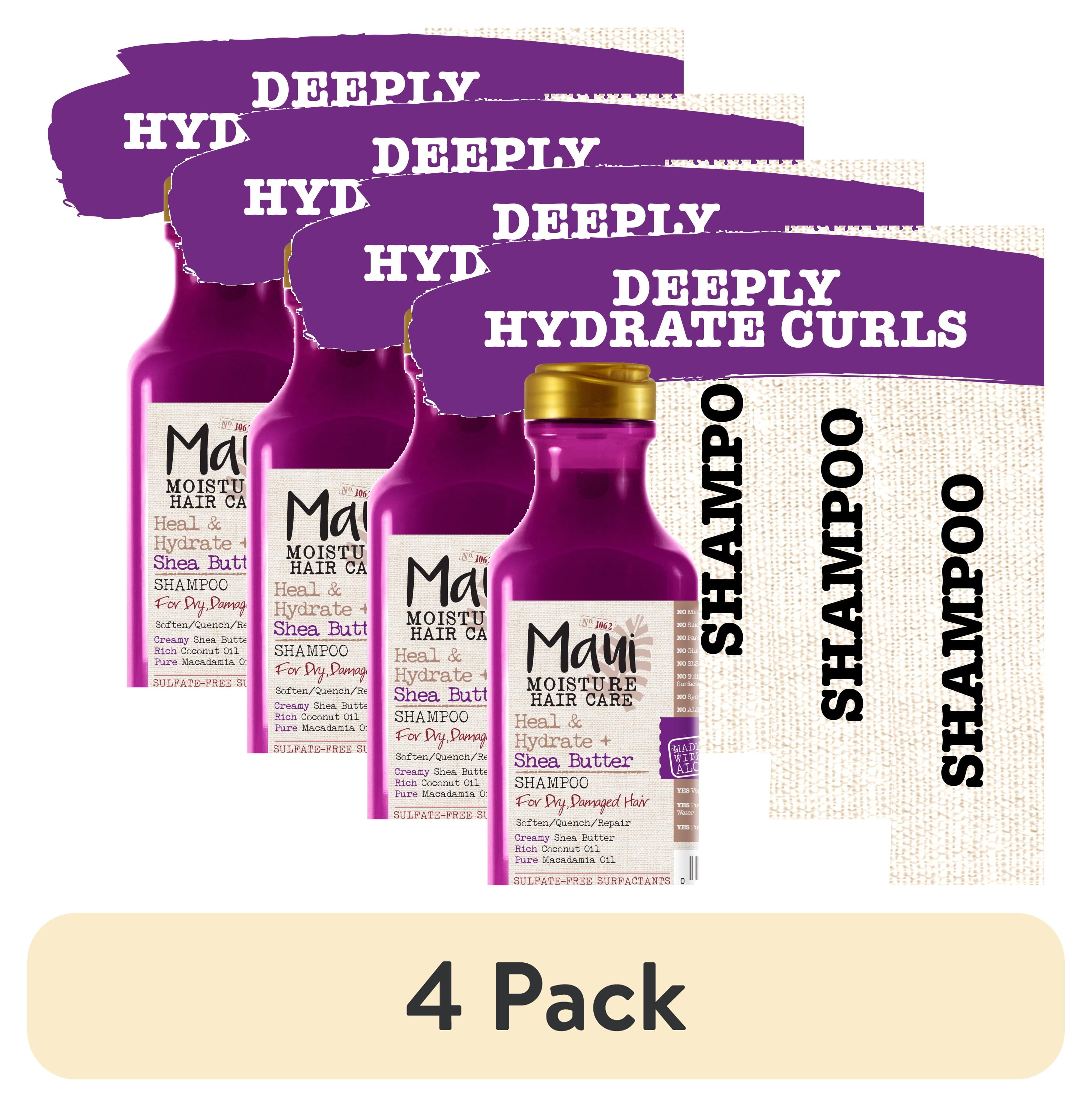 (4 pack) Maui Moisture Heal & Hydrate + Shea Butter Shampoo to Deeply Moisturize Tight Curly Hair, 1(图1) (4 pack) Maui Moisture Heal & Hydrate + Shea Butter Shampoo to Deeply Moisturize Tight Curly Hair, 1(图1)