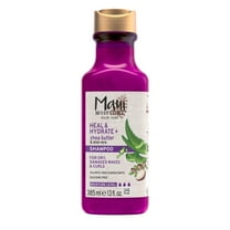 Maui Moisture Heal & Hydrate   Shea Butter Shampoo to Deeply Moisturize Tight Curly Hair, 13 fl oz
