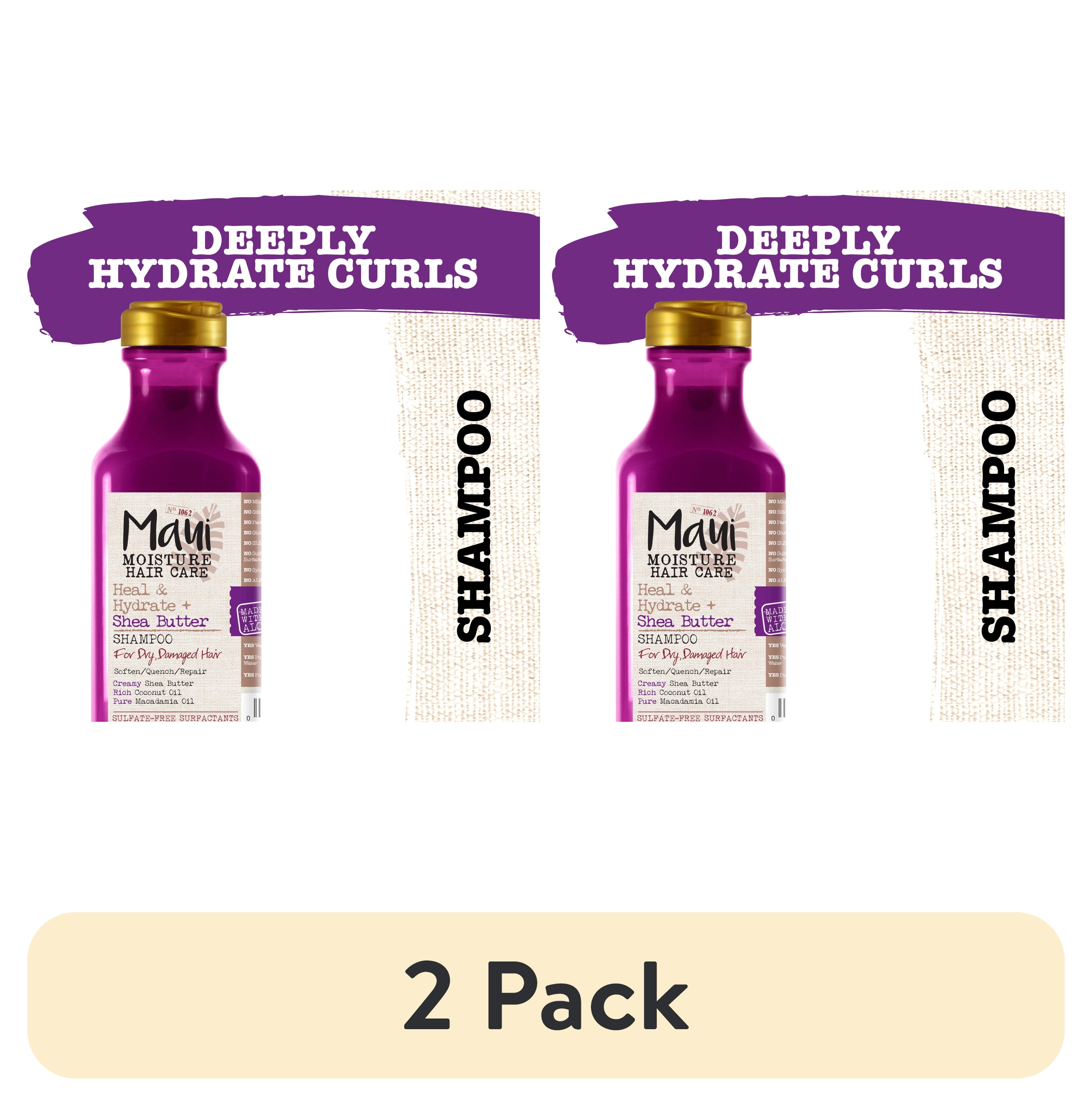 (2 pack) Maui Moisture Heal & Hydrate + Shea Butter Shampoo to Deeply Moisturize Tight Curly Hair, 1(图1) (2 pack) Maui Moisture Heal & Hydrate + Shea Butter Shampoo to Deeply Moisturize Tight Curly Hair, 1(图1)