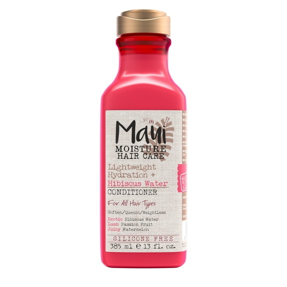 Maui Moisture Lightweight Hydration + Hibiscus Water Moisturizing Conditioner, 13 fl oz