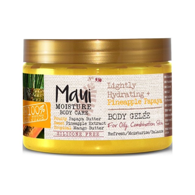 Maui Moisture Pineapple Papaya NG01 Creamy Body Gelee 12 Ounce