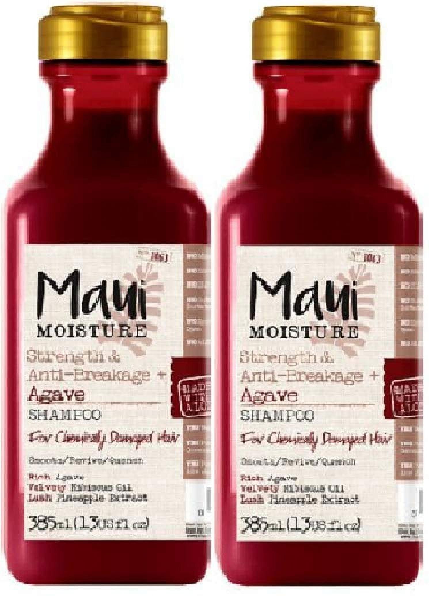 Maui Moisture Shampoo Agave 13 Ounce Strength & Anti-Break 385ml 2 Pack -  Walmart.com