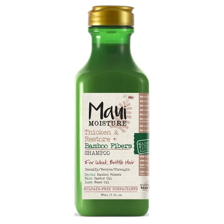 Maui Moisture Shampoo Bamboo Fibers 13oz (Thicken / Restore) (Pack of 2)