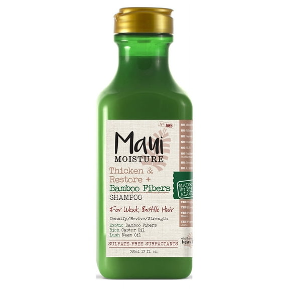 Maui Moisture Shampoo Bamboo Fibers 13oz (Thicken / Restore)