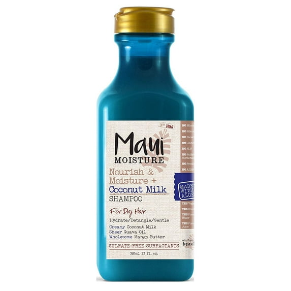 Maui Moisture Nourish And Moisture + Coconut Milk Hair Care Shampoo, 13 fl oz (3 pack) (Bundle)