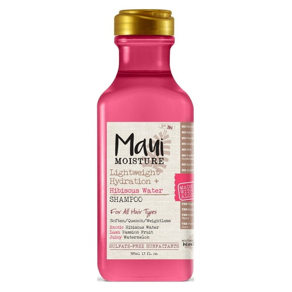 Maui Moisture Shampoo Hibiscus Water 13oz (Pack of 2)