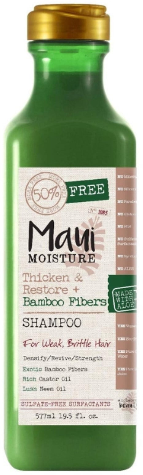 Maui Moisture Thicken & Restore, Bamboo Fibers Shampoo 19.5 oz