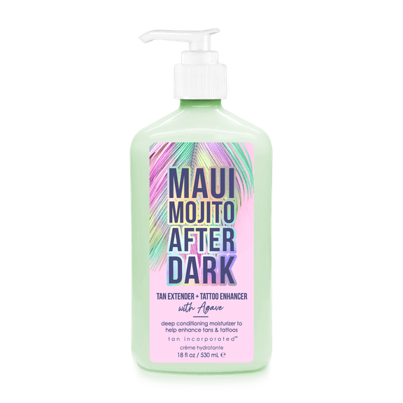 Maui Mojito After Dark Tan Extending Deep Conditioning Moisturizer Lotion w/Tattoo Enhancers - Enhance your Tan & Tattoo