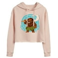 thumbnail image 1 of Maui Pattern  - Ladies Juniors Cropped Pullover Hoodie, 1 of 5