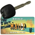 thumbnail image 1 of Maui Pineapple Novelty Metal Key Chain KC-7842 3" x 1.5" Key Chain (KC), 1 of 1