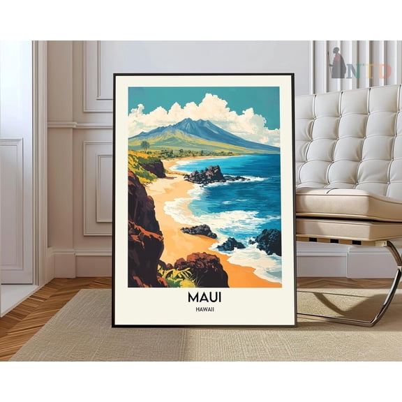 Maui Print, Maui Wall Art, Maui Poster, Maui Photo, Maui Poster Print, Maui Travel Poster, Maui Hawaii Wall Art, Modern Wall Decor, 8x12 UNFRAMED