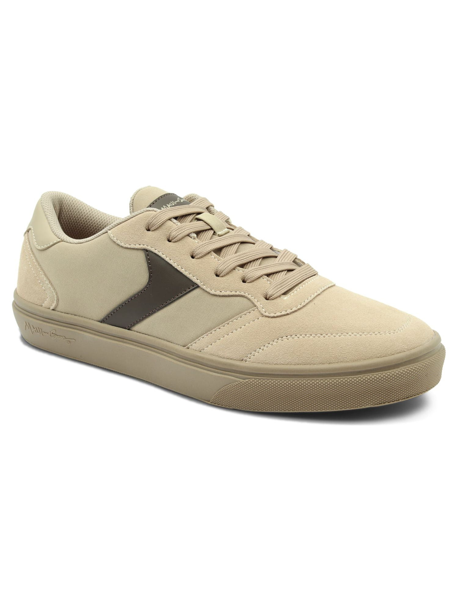 Maui & Sons Men's Genuine Suede Low Casual Skate Sneaker
