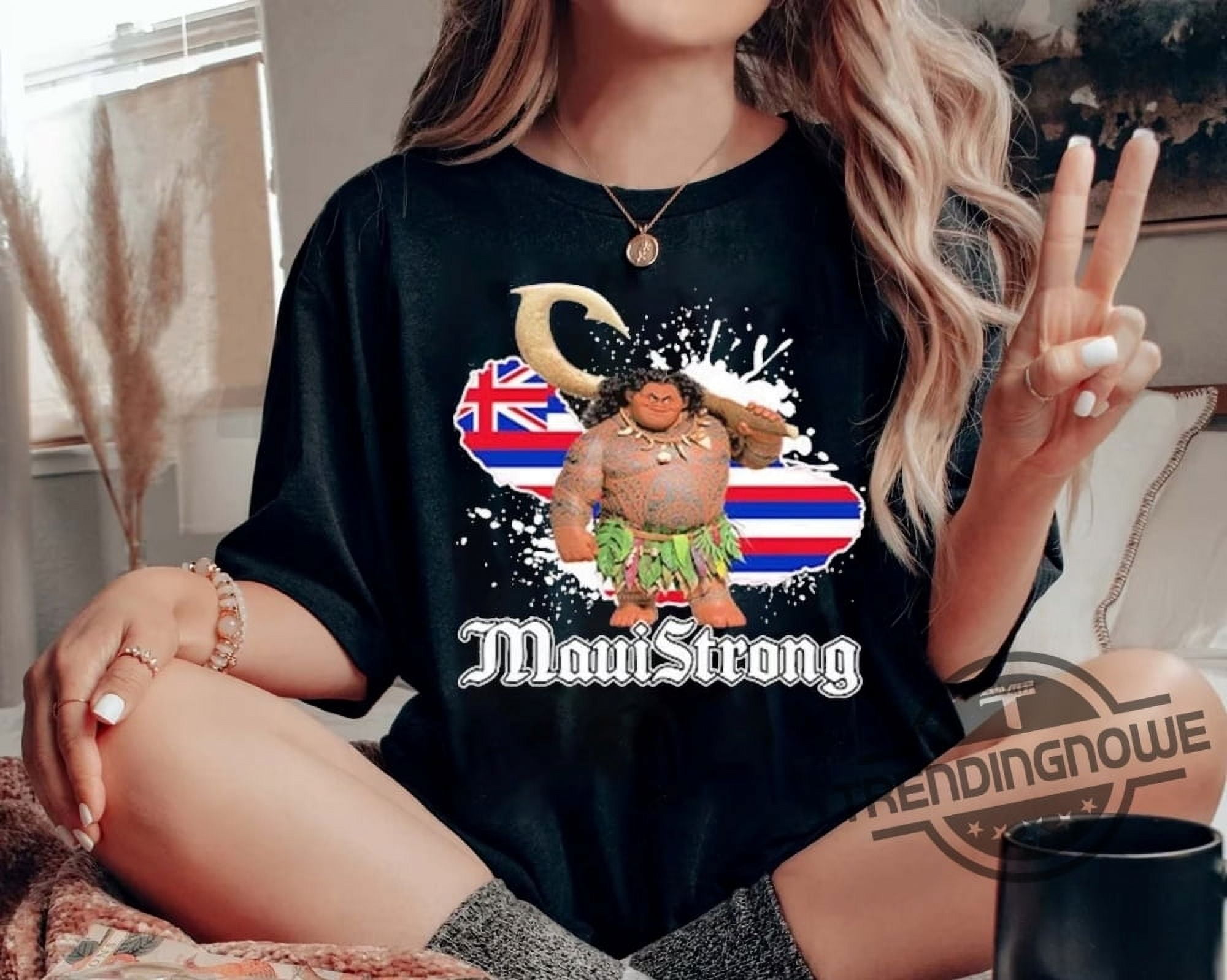 Maui Strong Shirt Fundraiser Maui Wildfires Survived 2023 Lahaina