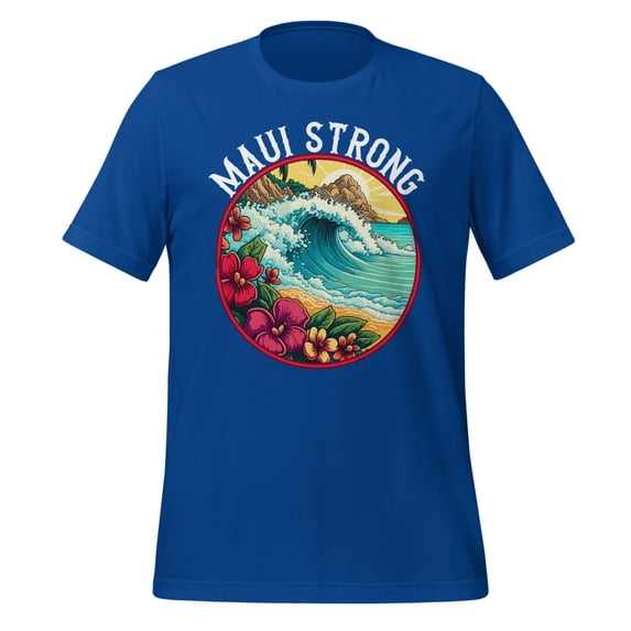 Maui Strong Shirt Support for Hawaii Fire Victims Shirt Hawaii Fires Lahaina Fires Lahaina Stay Strong Shirt Support Hawaii Shirt (True Royal, 2XL)